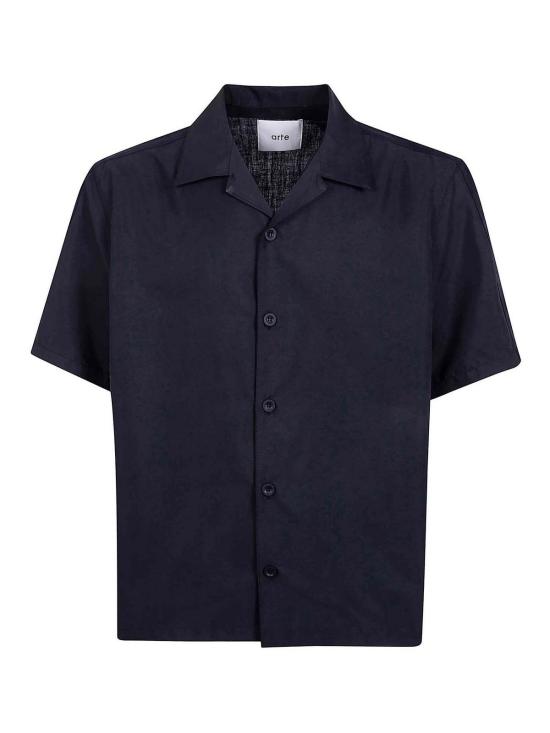 25FW 에센셜앤트워프 반팔 셔츠 SS26007S001 Black
