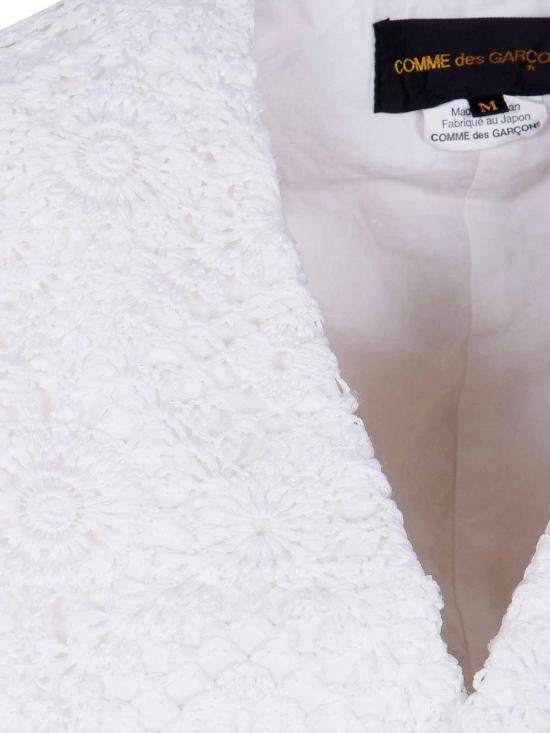 25FW 꼼데가르송 수트 자켓 GQV001OFF White - COMME DES GARCONS