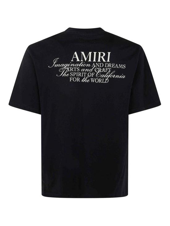 26FW 아미리 반팔 티셔츠 AMJYTE1198001 Black - AMIRI