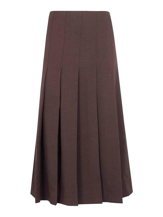 26FW 닥터 호프 롱 스커트 48944334COFFEE Brown