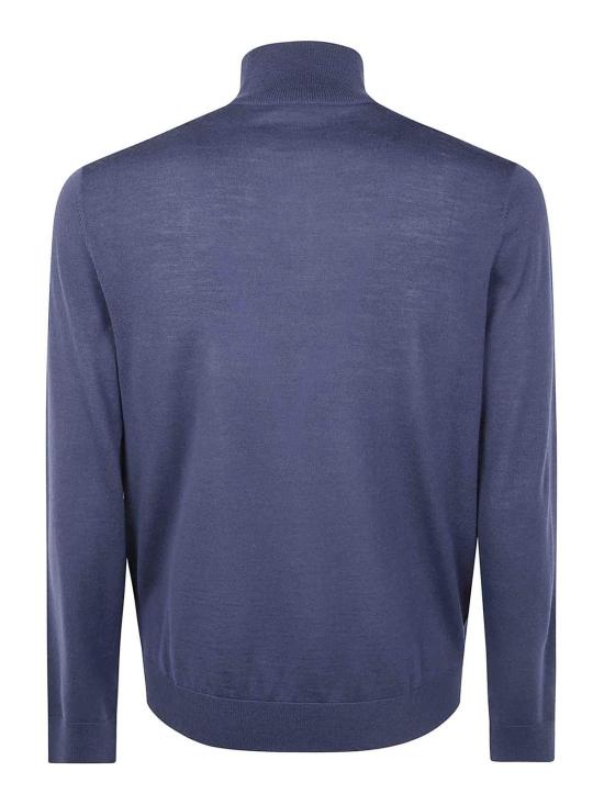26FW 폴 스미스 집업 니트 M1R971ZW0315443 Blue - PAUL SMITH
