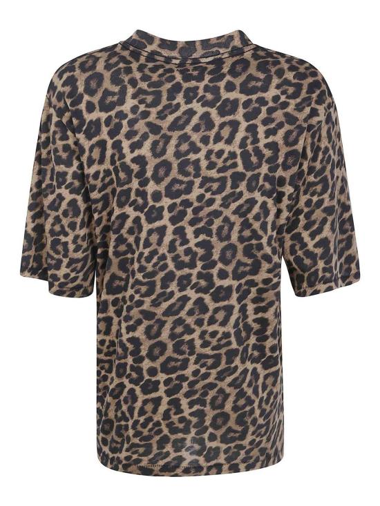 26FW 애니빙 블라우스 A0811154MTL59LEOPARD Brown - ANINE BING