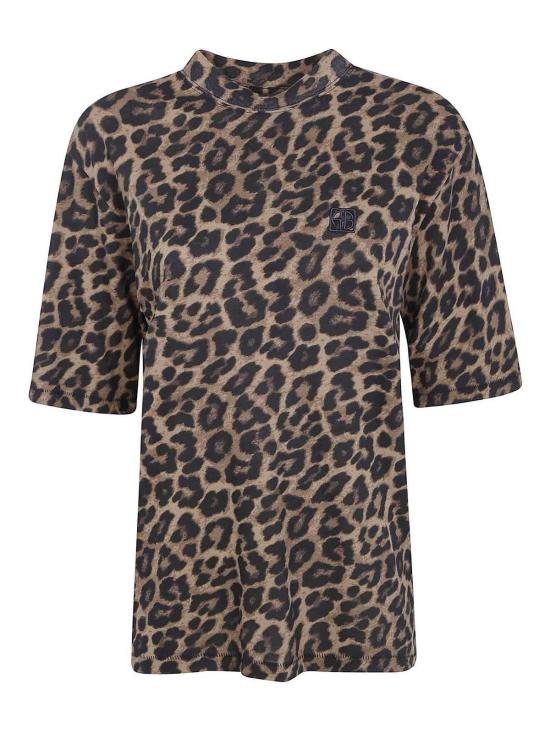 26FW 애니빙 블라우스 A0811154MTL59LEOPARD Brown