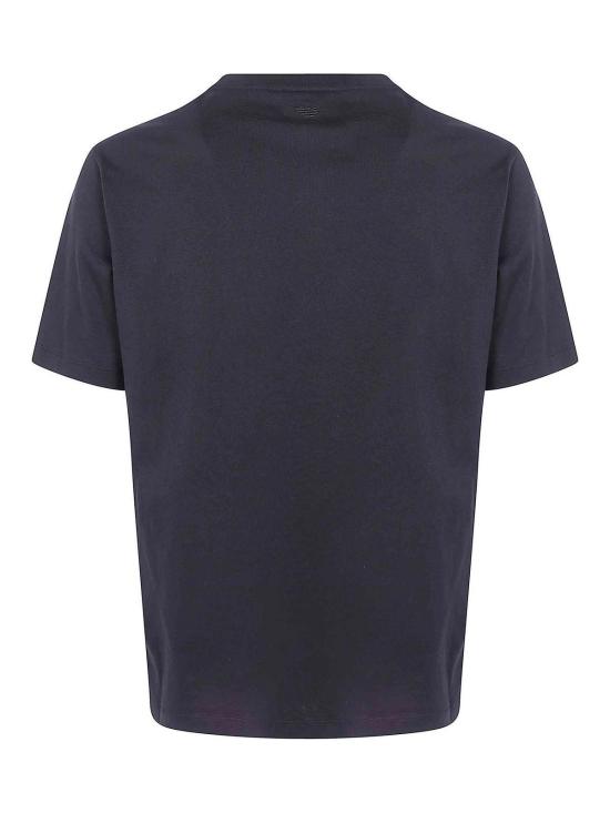 26FW 엠포리오 아르마니 반팔 티셔츠 EM006931AF23082FC302 Black - EMPORIO ARMANI