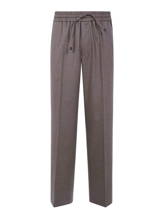 26FW 드롤드무슈 스트레이트 팬츠 LBP191WV016LIGHT Brown