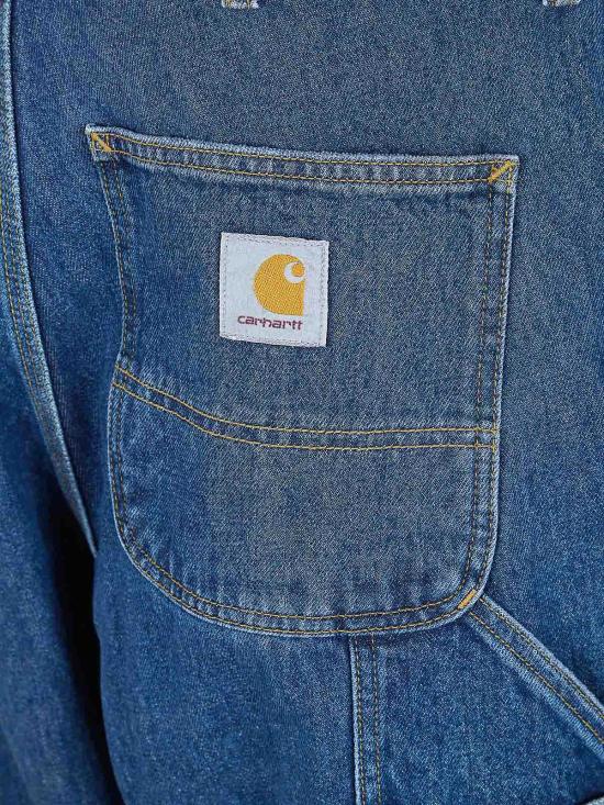 25FW 칼하트 스미스 데님 싱글 니 팬츠 I032024L3201060106 Blue - CARHARTT