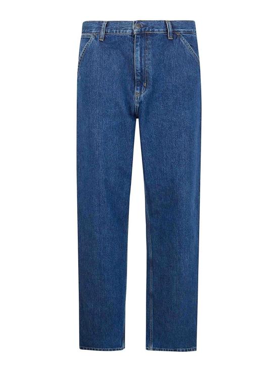 25FW 칼하트 스미스 데님 싱글 니 팬츠 I032024L3201060106 Blue - CARHARTT