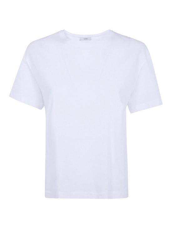 26FW 토템 클래식 오가닉 코튼 티셔츠 263WRT0529FB0502003 WHITE