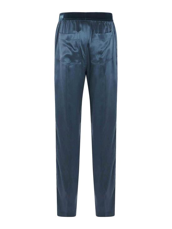 26FW 톰포드 스트레이트 팬츠 PAW683FAX1720TEAL Blue - TOMFORD