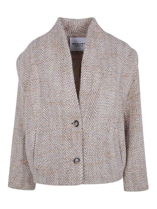26FW 이자벨마랑에뚜왈 가디건 26AVE0040FFD3E02E90BE Nude Neutrals