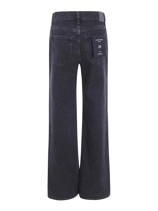 26FW 애니빙 스트레이트 팬츠 A061134009VINTAGE BLACK - ANINE BING
