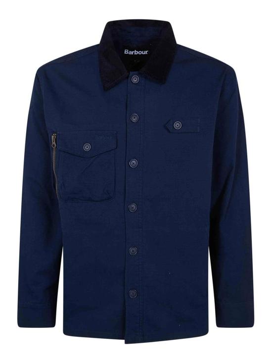 25FW 바버 자켓 MOS0462NY91 BLUE