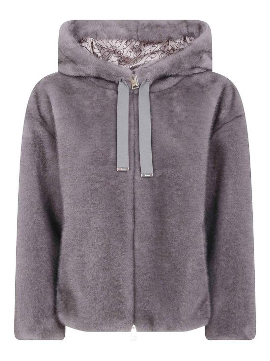 26FW 에르노 멜란지 얼터너티브 밍크 퍼 보머 자켓 GI000318D127392700 Brown