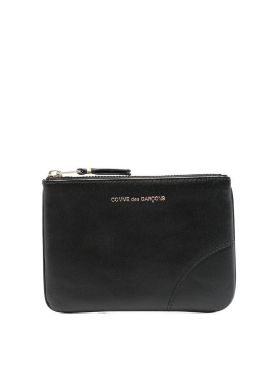 25FW 꼼데가르송 클래식 레더 라인 파우치 SA81001 BLACK