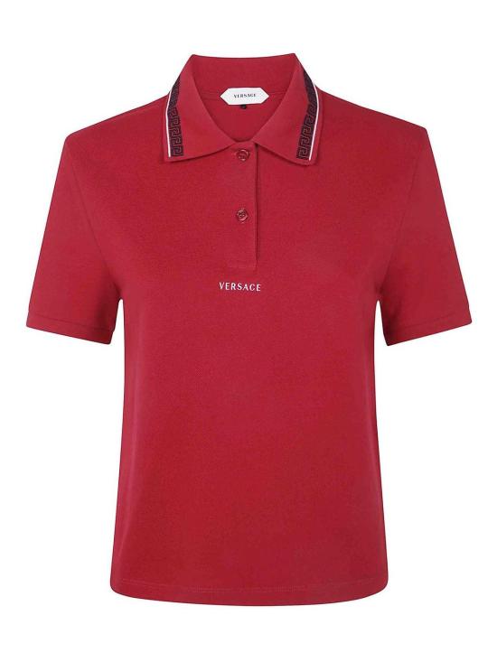 26FW 베르사체 폴로 티셔츠 10259671A186881RB30 RED