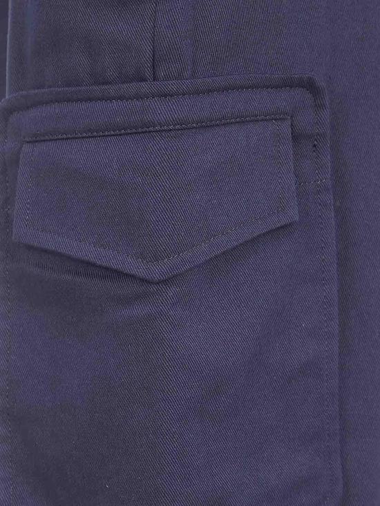 25FW 꼼데가르송 스트레이트 팬츠 FQP503NAVY Blue - COMME DES GARCONS