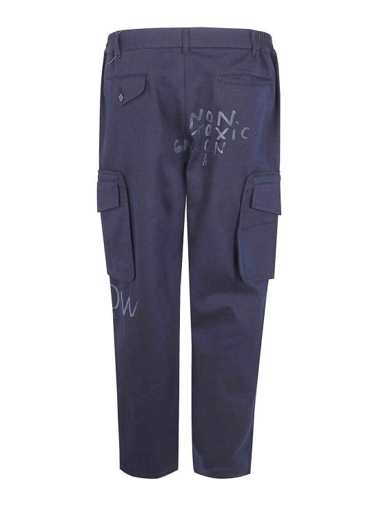 25FW 꼼데가르송 스트레이트 팬츠 FQP503NAVY Blue - COMME DES GARCONS