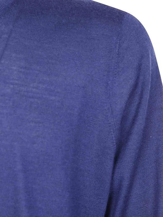 26FW 브루넬로 쿠치넬리 캐시미어 실크 스웨터 M2300100CJK18 Blue - BRUNELLO CUCINELLI