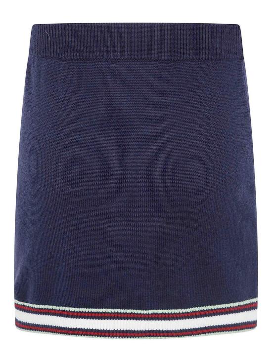 26FW 카사블랑카 미디 스커트 WPF26KW102901NAVY Blue - CASABLANCA