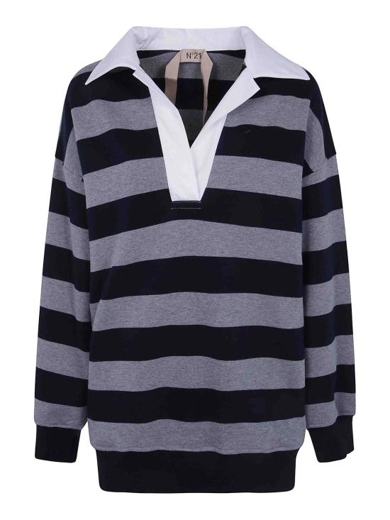 26FW 누메로벤투노 폴로 티셔츠 E0214097R861 GREY