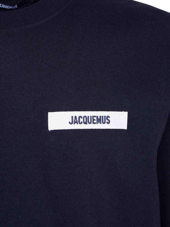 26FW 자크뮈스 반팔 티셔츠 25HTSM00133AJ00226990 Black - JACQUEMUS