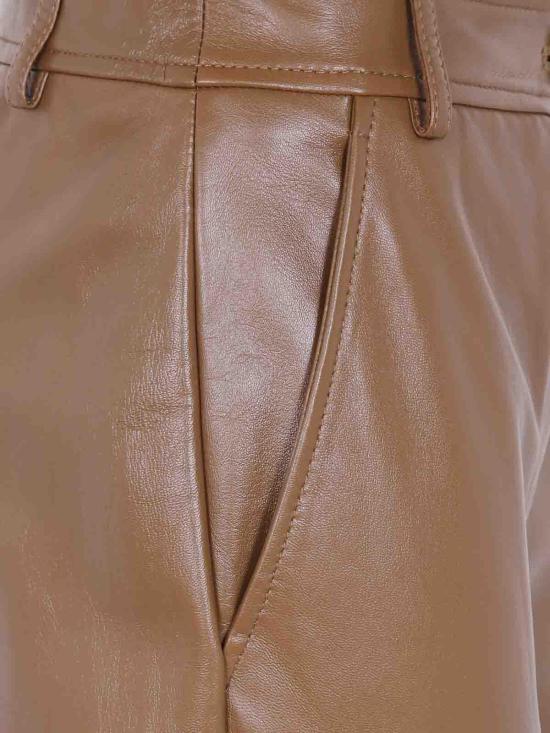 26FW 막스마라 가죽 팬츠 26264360116E15 Brown - MAX MARA