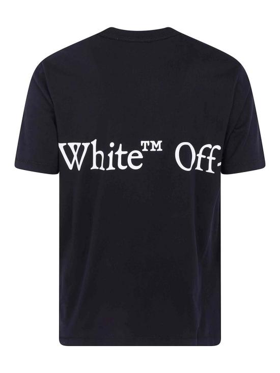 26FW 오프화이트 반팔 티셔츠 44MAA16MF26J00G001BLACK - OFF WHITE