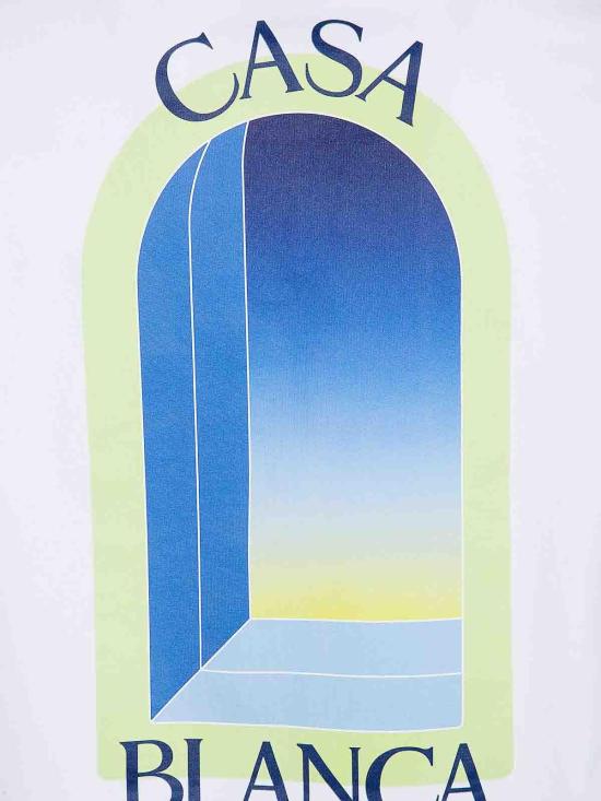 25FW 카사블랑카 반팔 티셔츠 MSS26JTS00110ARCHES White - CASABLANCA