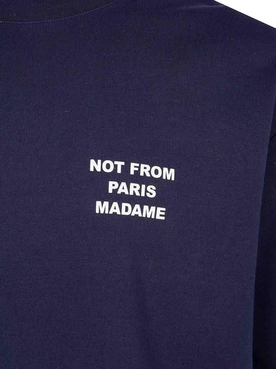 26FW 드롤드무슈 반팔 티셔츠 PERMTS203CO002NAVY Blue - DROLE DE MONSIEUR