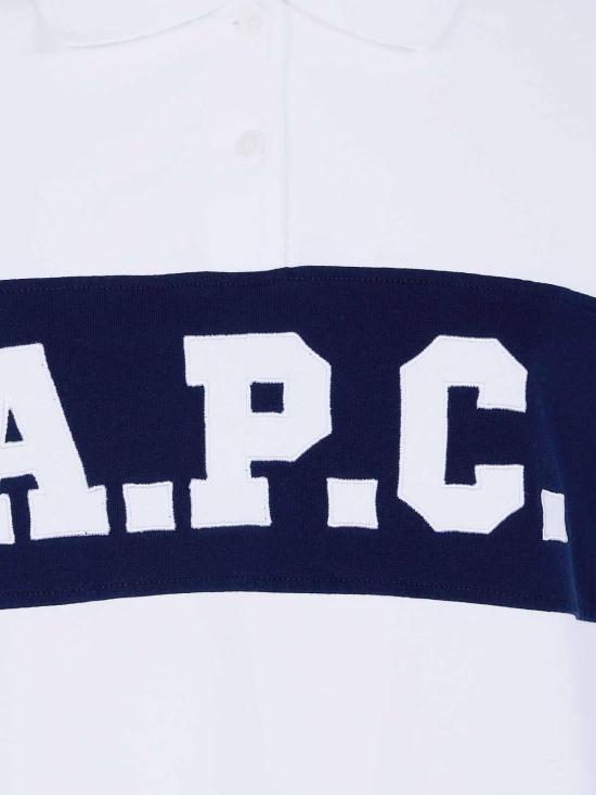26FW 아페쎄 폴로 티셔츠 COHRUF26620AAB WHITE - A.P.C.