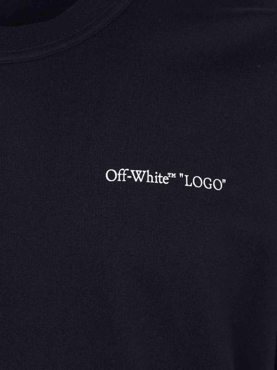 26FW 오프화이트 반팔 티셔츠 44MAA16MF26J00L001BLACK - OFF WHITE