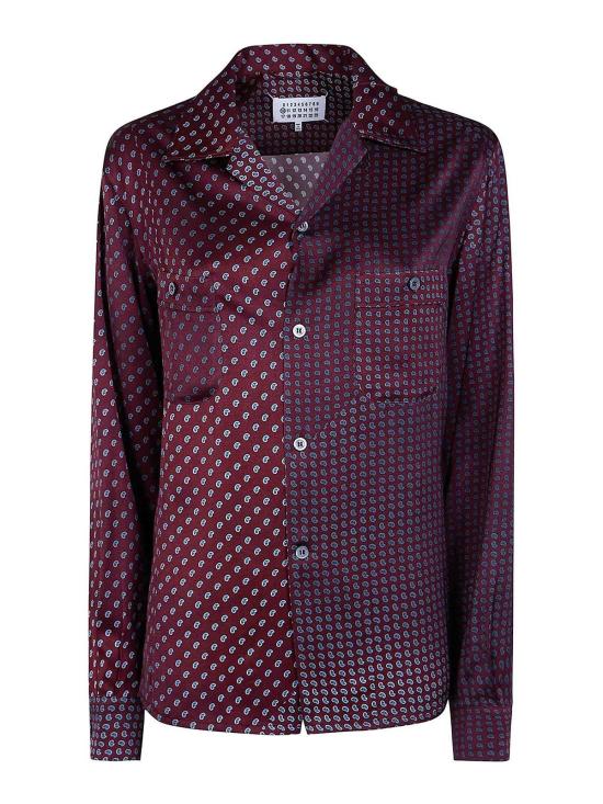 26FW 마르지엘라 블라우스 S50DT0083M36040229S Red