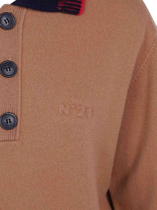 26FW 누메로벤투노 폴로 티셔츠 A03590041374 BROWN - N°21