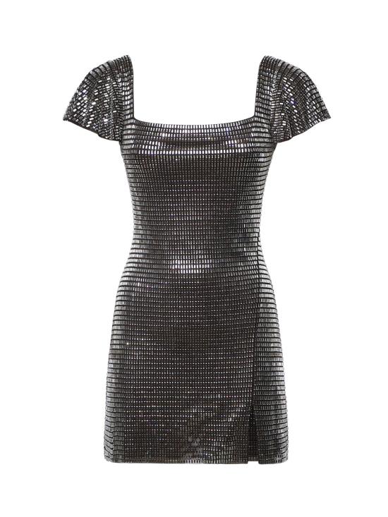 26FW 셀프 포트레이트 숏 원피스 AW26165S GR GREY