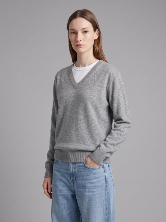 26FW 더로우 스웨터 R000627 GREY - THE ROW