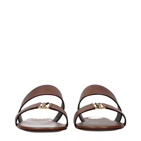 26SS 생로랑 뮬/슬리퍼 860809DWE006036 - SAINT LAURENT