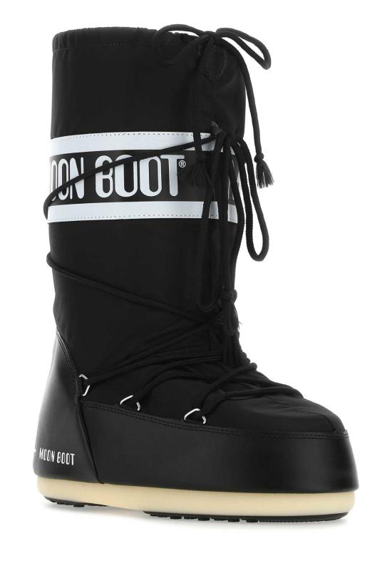 26FW 문부츠 아이콘 나일론 부츠 1400440 N001 Black - MOON BOOT