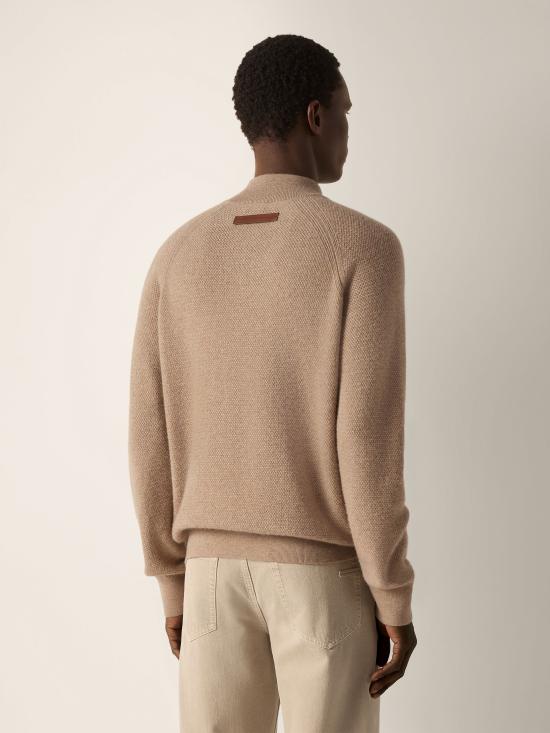 26FW 에르메네질도제냐 스웨터 UIK26A4127 D92 Beige - ERMENEGILDO ZEGNA