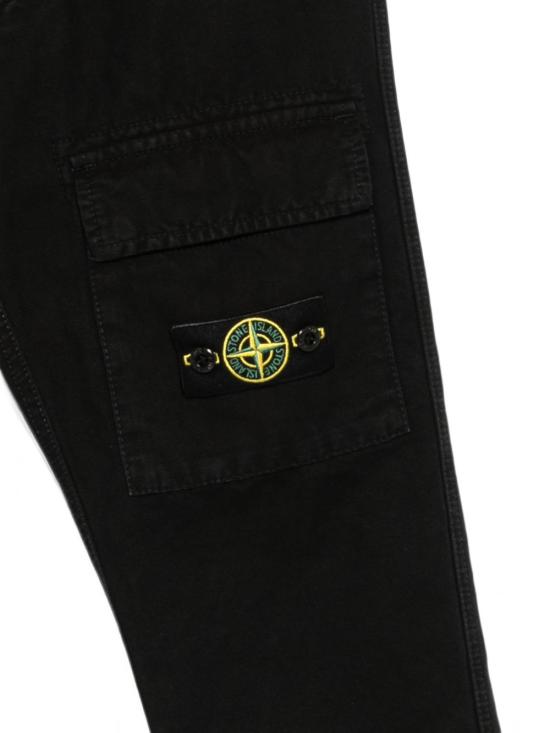 26FW [키즈] 스톤 아일랜드 스트레이트 팬츠 3100001 S0104V0129 Nero - STONE ISLAND