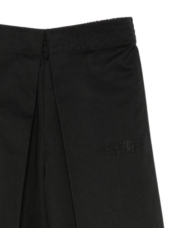 26FW [키즈] MM6 메종마르지엘라 스트레이트 팬츠 M61100MM08H M6900 Nero - MM6 MAISON MARGIELA