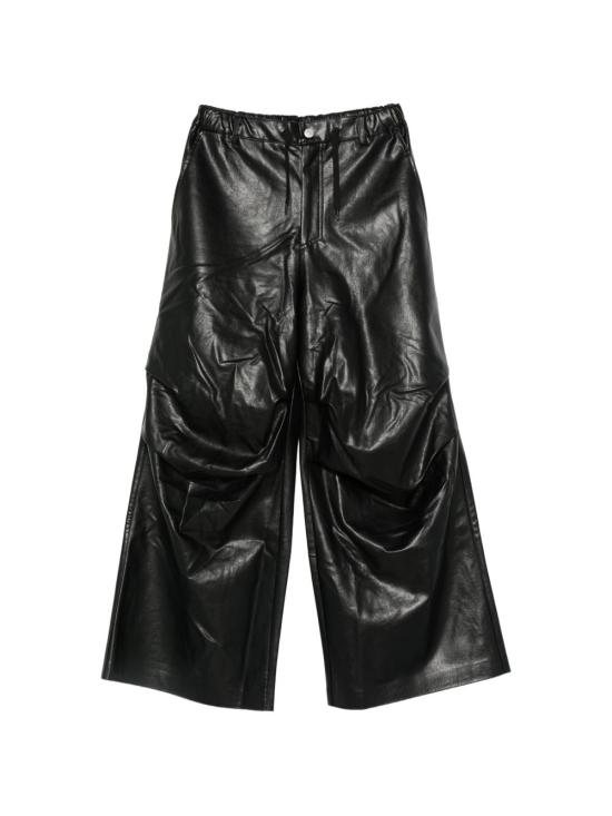 26FW [키즈] MM6 메종마르지엘라 스트레이트 팬츠 M60994MM08L M6900 Nero