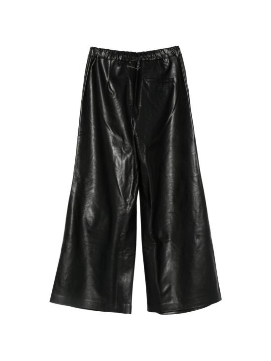 26FW [키즈] MM6 메종마르지엘라 스트레이트 팬츠 M60994MM08L M6900 Nero - MM6 MAISON MARGIELA