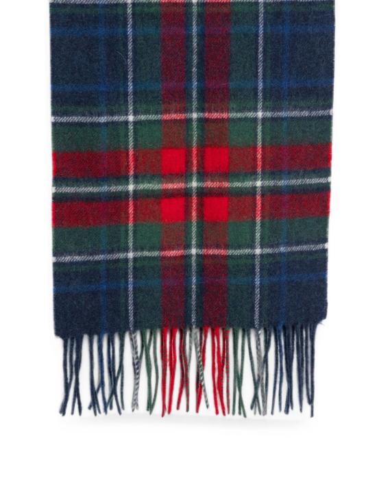 26FW 바버 뉴 체크 타탄 스카프 USC0137 NY98 VERDE - BARBOUR