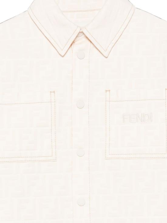 26FW [키즈] 펜디 캐주얼 자켓 JUA280 AY8VF0XW5 Grigio - FENDI