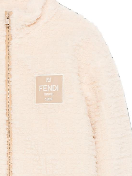 26FW [키즈] 펜디 캐주얼 자켓 JUA284 AY8JF0WC4 Beige - FENDI