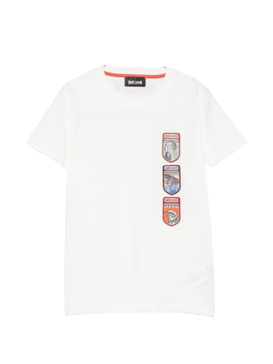 26FW [키즈] 저스트까발리 티셔츠 JBA26042TSHZC MARSHMALLOW BIANCO