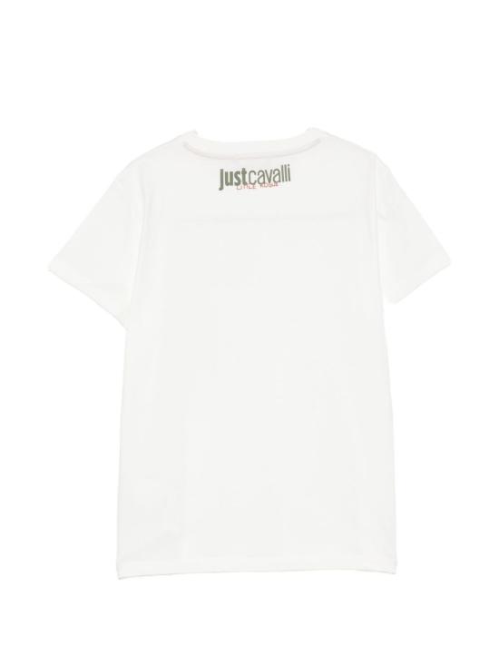 26FW [키즈] 저스트까발리 티셔츠 JBA26042TSHZC MARSHMALLOW BIANCO - JUST CAVALLI