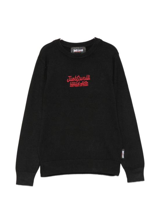 26FW [키즈] 저스트까발리 티셔츠 JBA26090MARI BLACK Nero