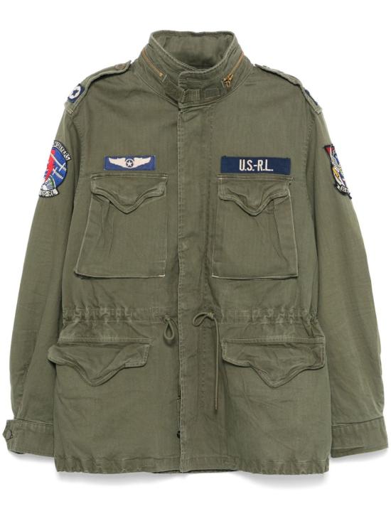 26FW 폴로 랄프로렌 로고 아이코닉 밀리터리 자켓 710961616 001 Verde