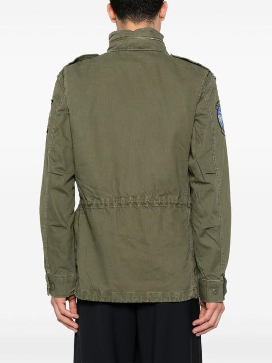 26FW 폴로 랄프로렌 로고 아이코닉 밀리터리 자켓 710961616 001 Verde - POLO RALPH LAUREN